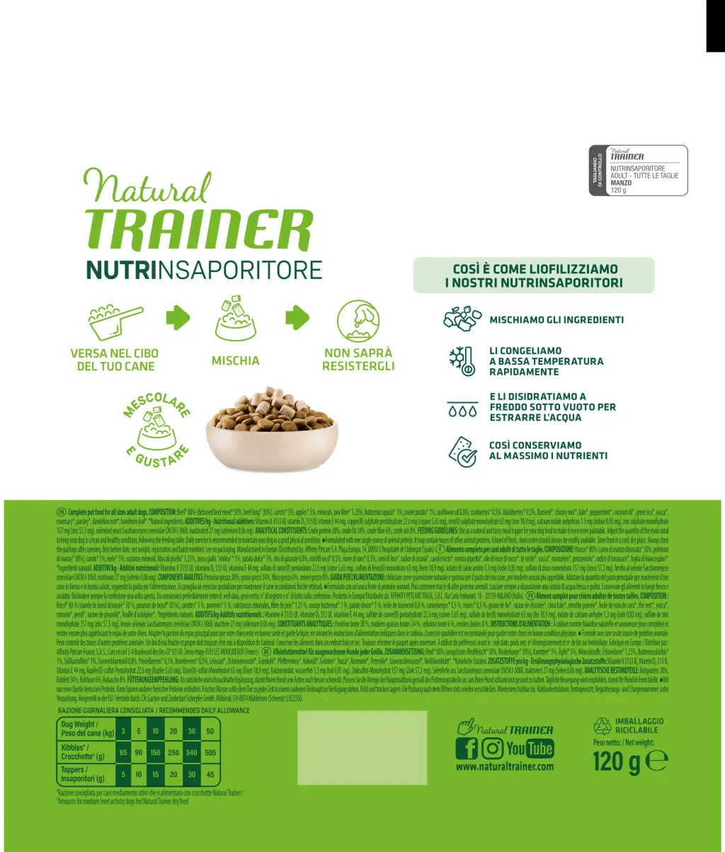 FREEZE DRIED TOPPERS BEEF