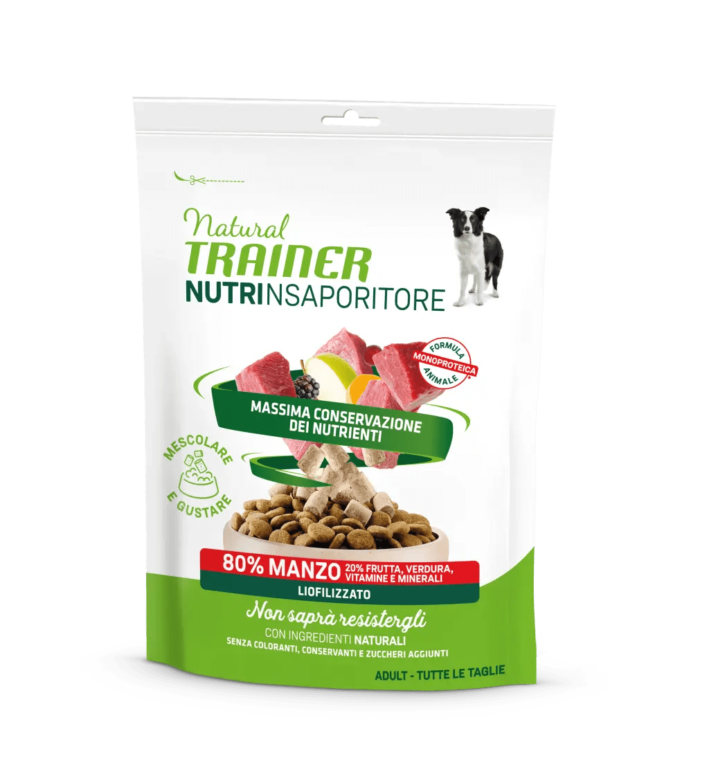 NATURAL TRAINER LIOFILIZZATO NUTRINSAPORITORE CON MANZO