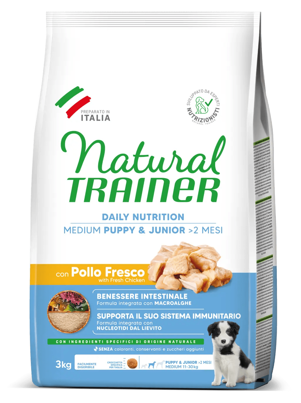 DAILY NUTRITION MEDIUM PUPPY&JUNIOR CON POLLO FRESCO