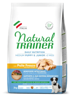 DAILY NUTRITION MEDIUM PUPPY&JUNIOR CON POLLO FRESCO