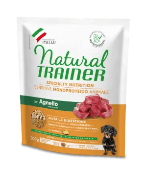 SPECIALTY NUTRITION SENSITIVE MONOPROTEICO ANIMALE NO GLUTEN SMALL&TOY ADULT WITH LAMB AND WHOLE CEREALS