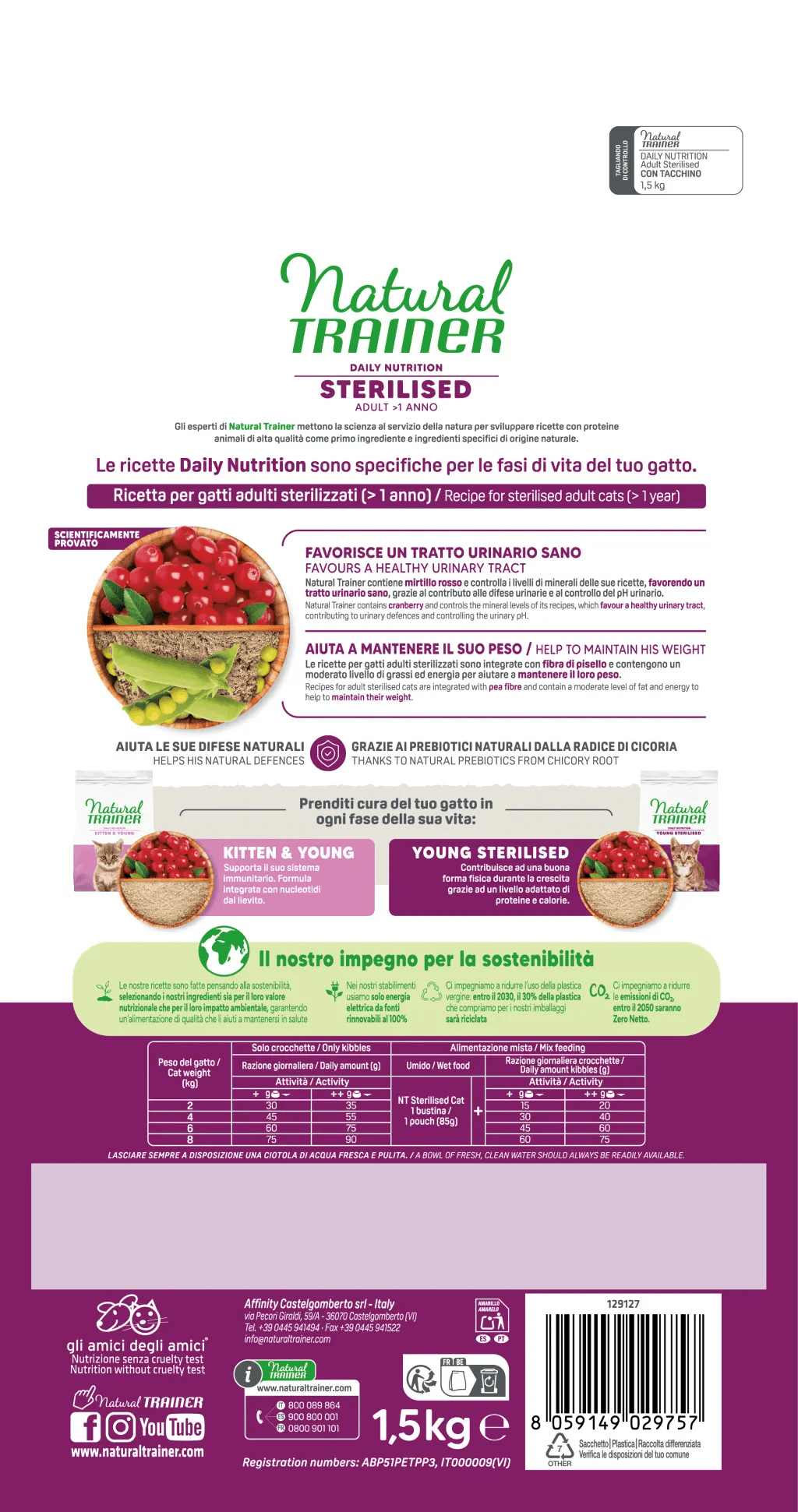 DAILY NUTRITION STERILISED ADULT CON PAVO
