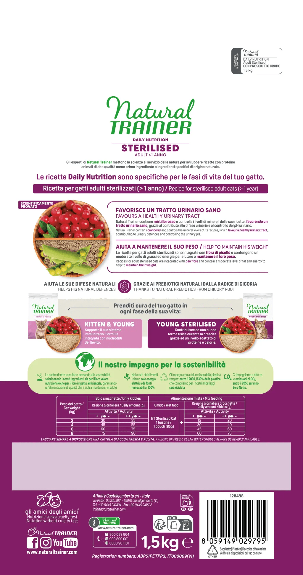DAILY NUTRITION STERILISED ADULT CON PROSCIUTTO CRUDO
