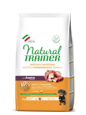 SPECIALTY NUTRITION SENSITIVE MONOPROTEICO ANIMALE NO GLUTEN SMALL&TOY ADULT WITH DUCK AND WHOLE CEREALS