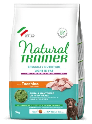 SPECIALTY NUTRITION LIGHT IN FAT MEDIUM&MAXI ADULT WITH TURKEY