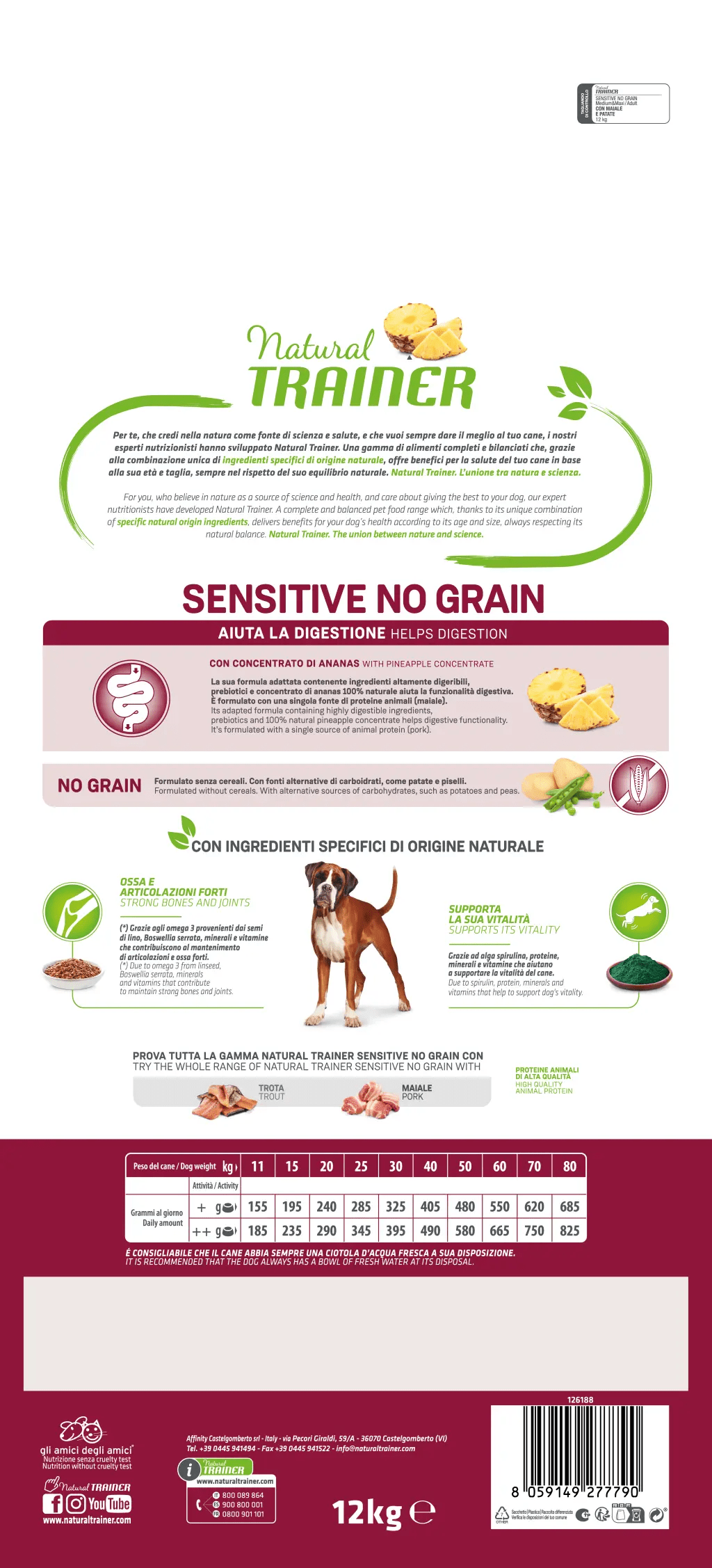 NO GRAIN M&M ADULT MAIALE