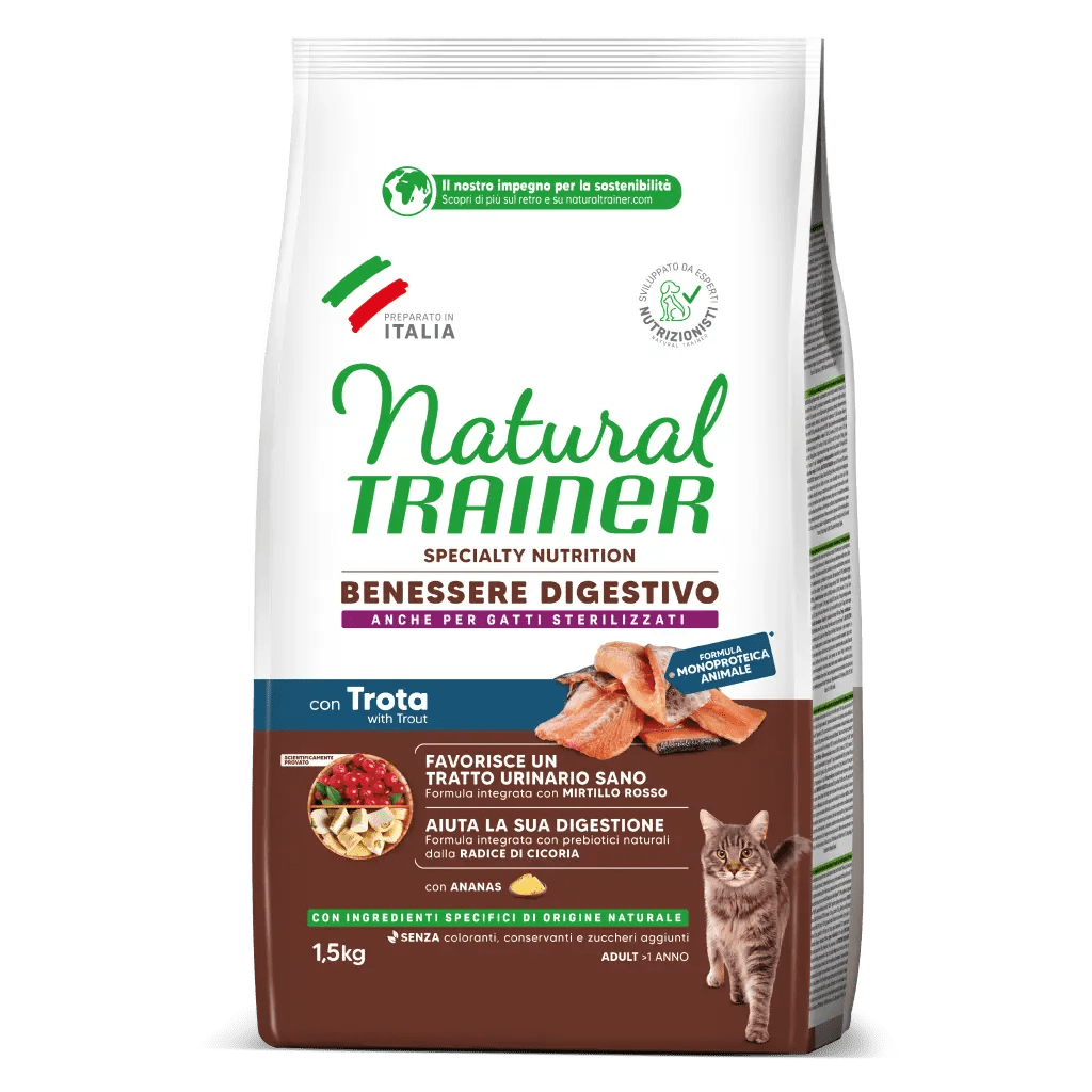 SPECIALTY NUTRITION BENESSERE DIGESTIVO ANIMAL MONOPROTEIN FORMULA WITH TROUT