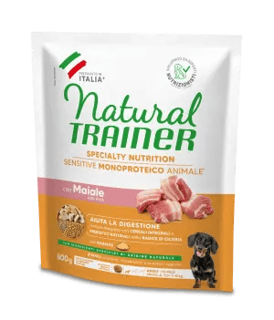 SPECIALTY NUTRITION SENSITIVE MONOPROTEICO ANIMALE NO GLUTEN SMALL&TOY ADULT WITH PORK AND WHOLE CEREALS