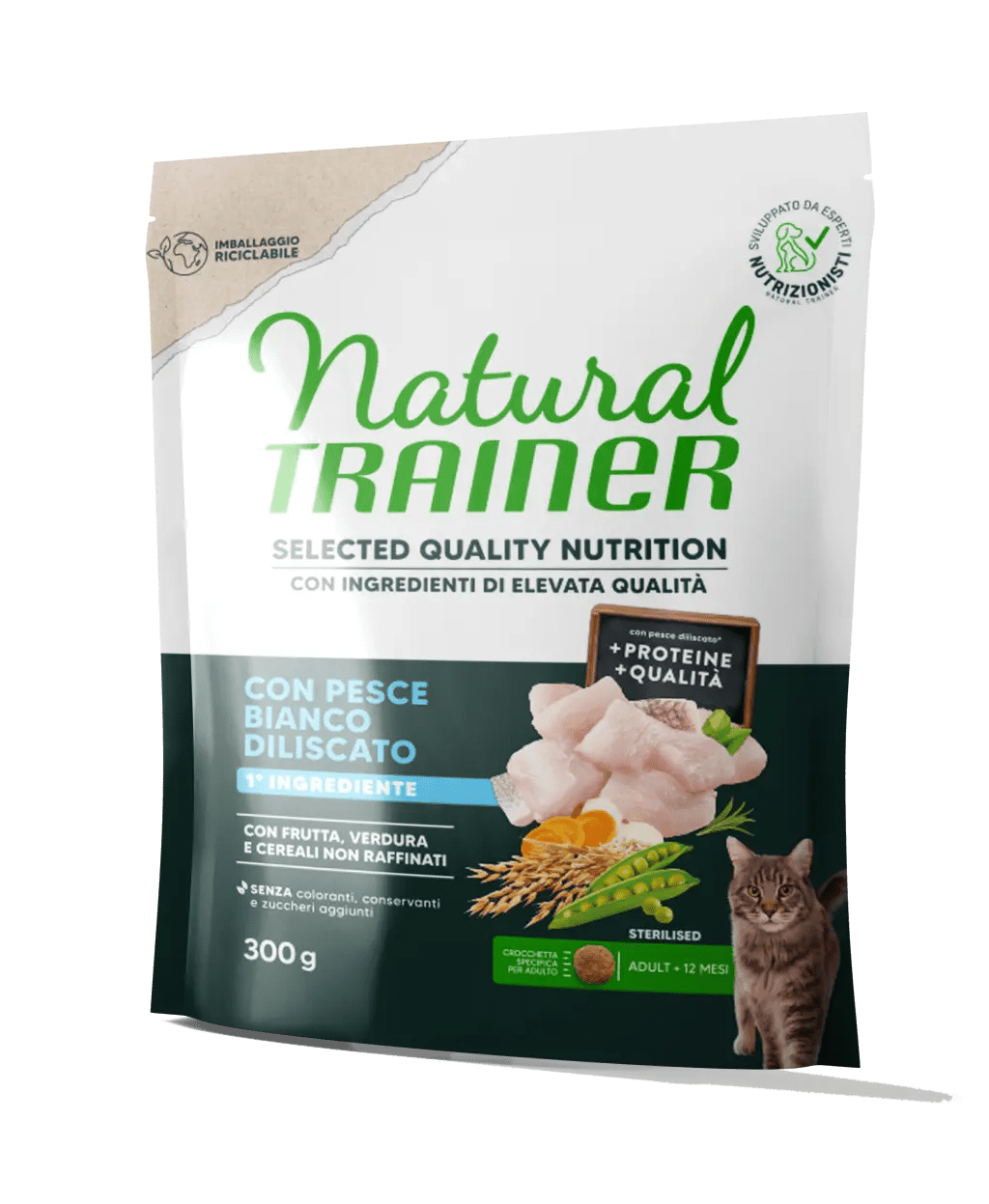 SELECTED QUALITY NUTRITION - ADULT STERILISED - CON PESCADO BLANCO SIN ESPINAS