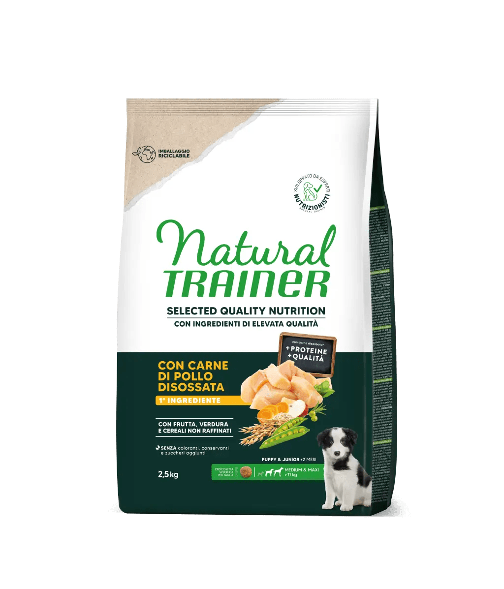 SELECTED QUALITY NUTRITION - PUPPY MEDIUM MAXI - CON CARNE DESHUESADA DE POLLO