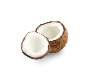 Avec du noix de coco